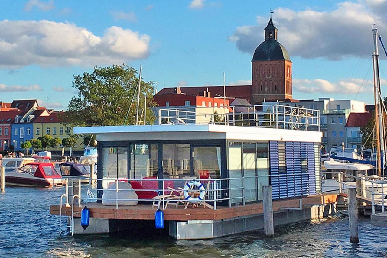 Hausboot Floating Houses Blue Active In Ribnitz-Damgarten Eksteriør bilde