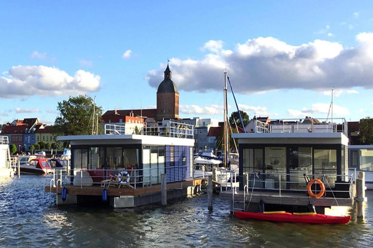 Hausboot Floating Houses Blue Active In Ribnitz-Damgarten Eksteriør bilde